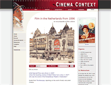 Tablet Screenshot of cinemacontext.nl